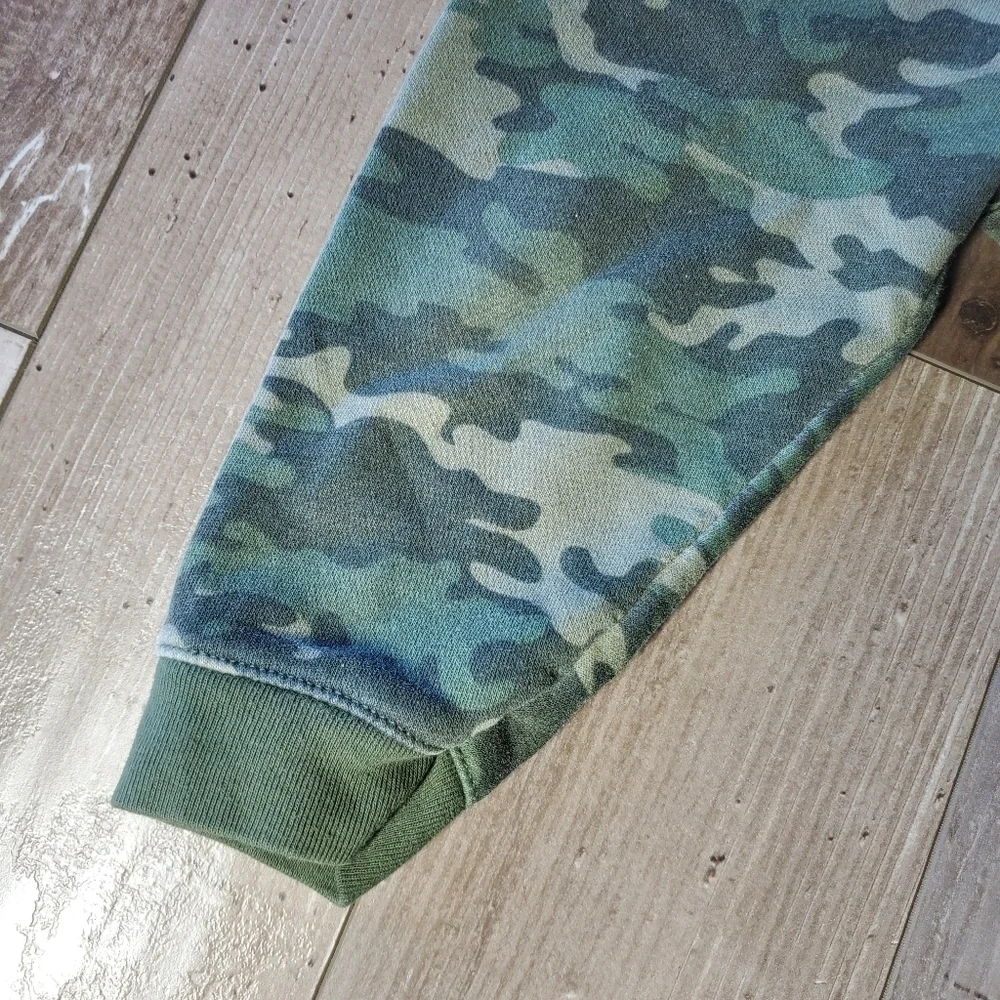 Garanimals Green Camo Fleece Baby Toddler Boy Jogger Sweatpants Size 18m EUC